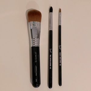 Sigma Makeup Brushes E45 E46 and F47